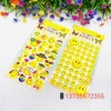 16*32 cm gilded three-dimensional bubble sticker children's cartoon princess smiling animal heart reward sticker Item Picture